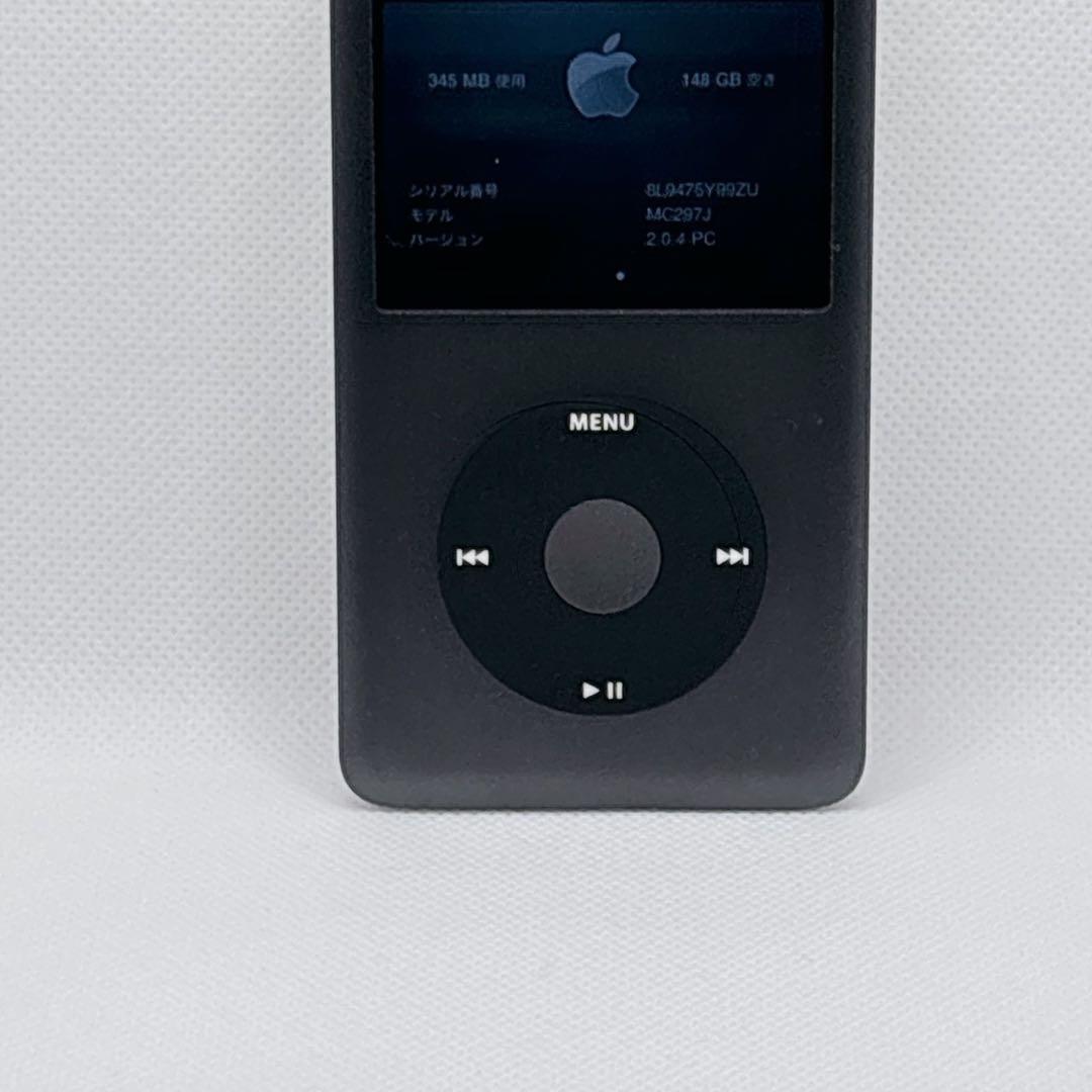 【良品】Apple iPod classic 160GB 黒 MC297J/A