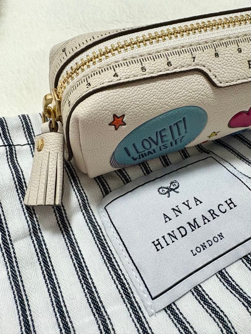 新品未使用アニヤハインドマーチANYA HINDMARCH神崎恵ペンケース筆箱