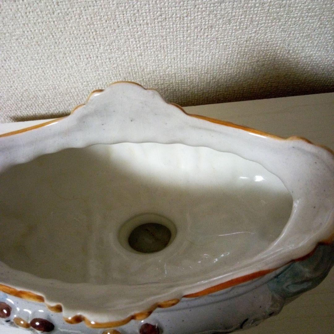 CAPODIMONTEカポディモンテ　イタリア陶器　ヴィンテージ　花瓶