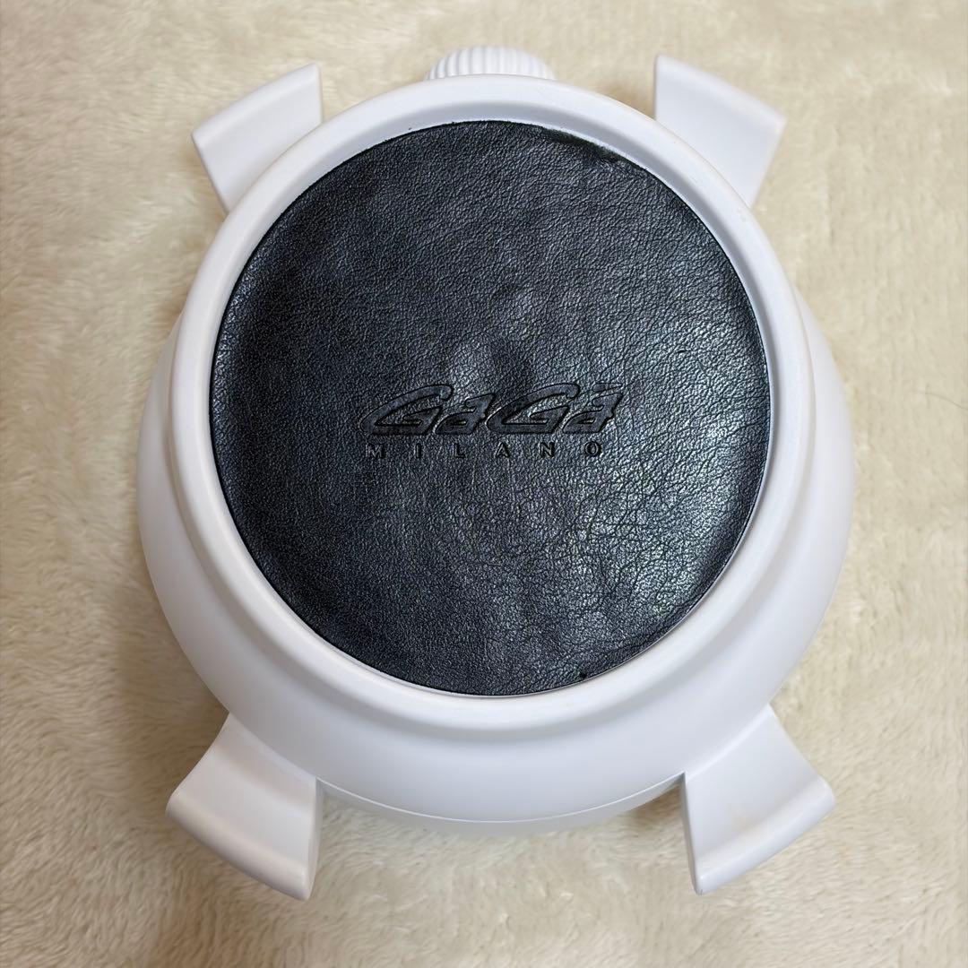 GaGa MILANO ガガミラノ 目覚まし時計 ホワイト 動作確認済