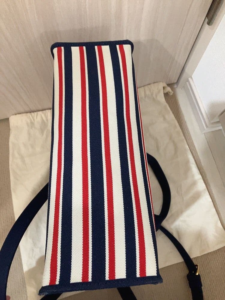 美品　MARNI マルニ　ジャガード　ボーダー　ハンドトートショルダーバッグ