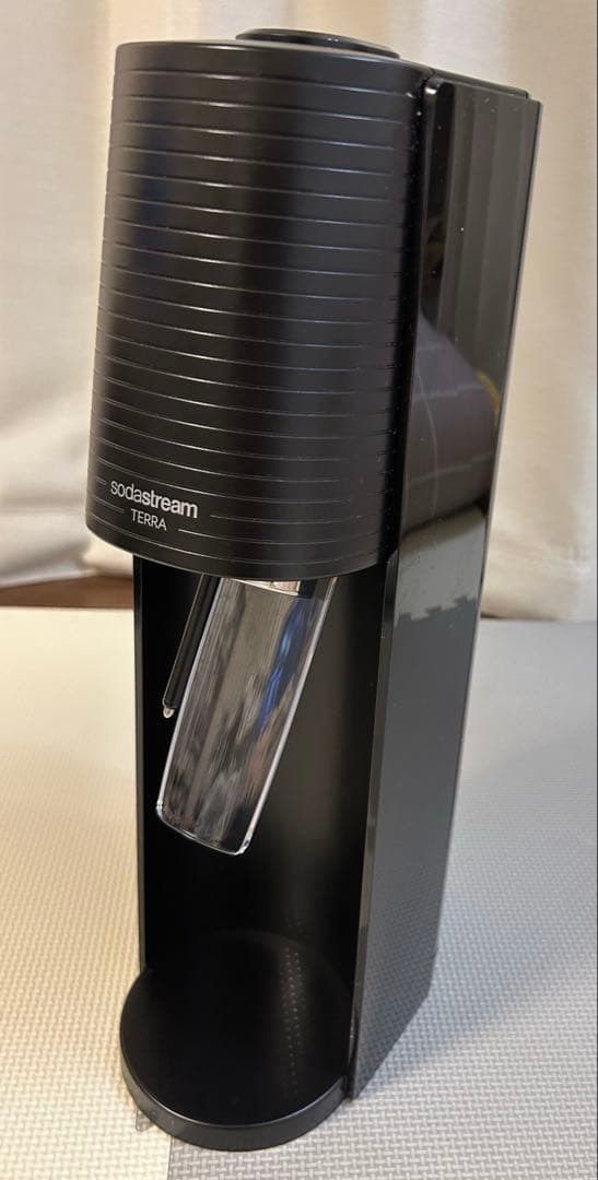 sodastream TERRA 炭酸水メーカー CO2ボンベ付き　黒