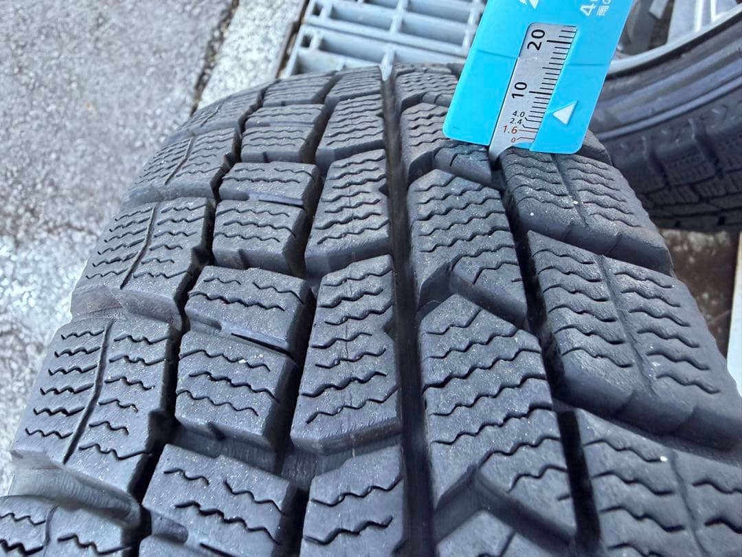 ダンロップ 冬用タイヤ 155/65R14 ×4本 アルミホイール中古