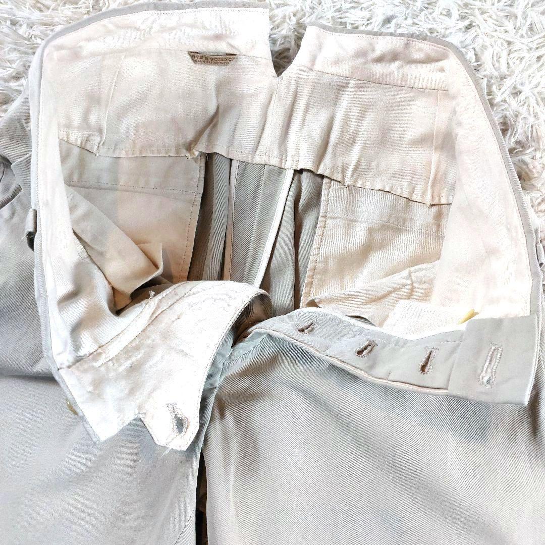 アーツアンドサイエンス コットンツイル 高密度チノテーパードパンツ ベージュ 2