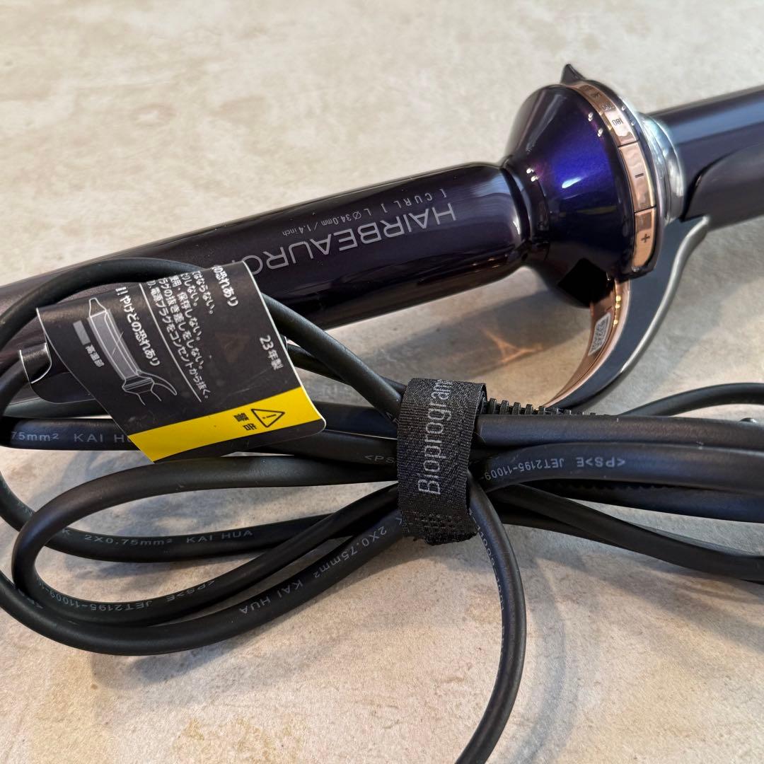 ヘアビューロン 27d カールヘアアイロン 34㎜