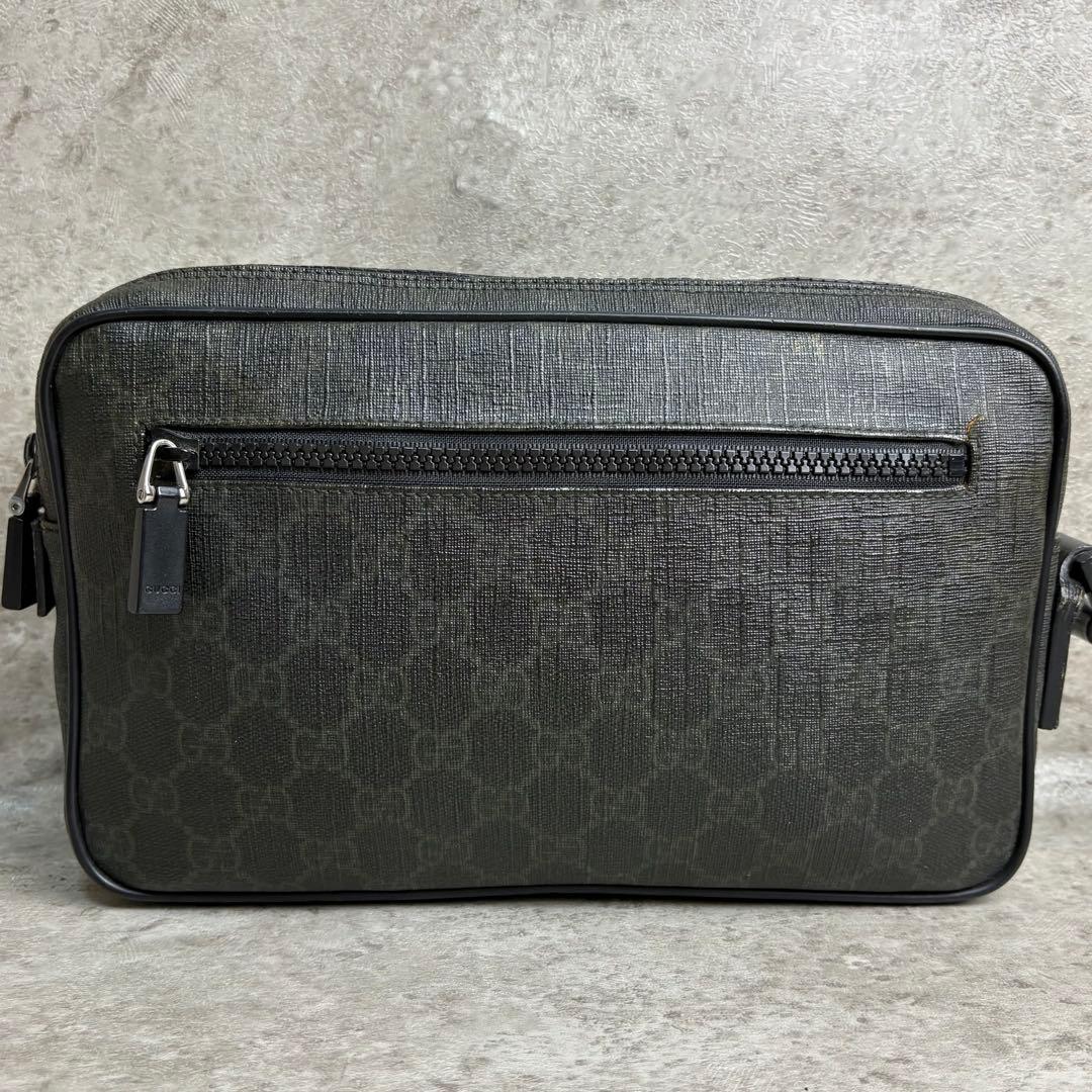 ✨格安✨ グッチ ハンドバッグ 小物入れ フラップ GGスプリーム 黒色