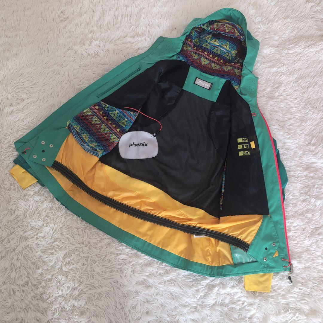 Phenix フェニックス　スキーウェア Lサイズ　グリーン　グレー