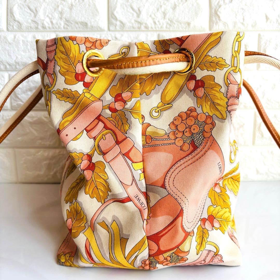 ✨掘り出し物✨LOEWE コットン ショルダーバッグ