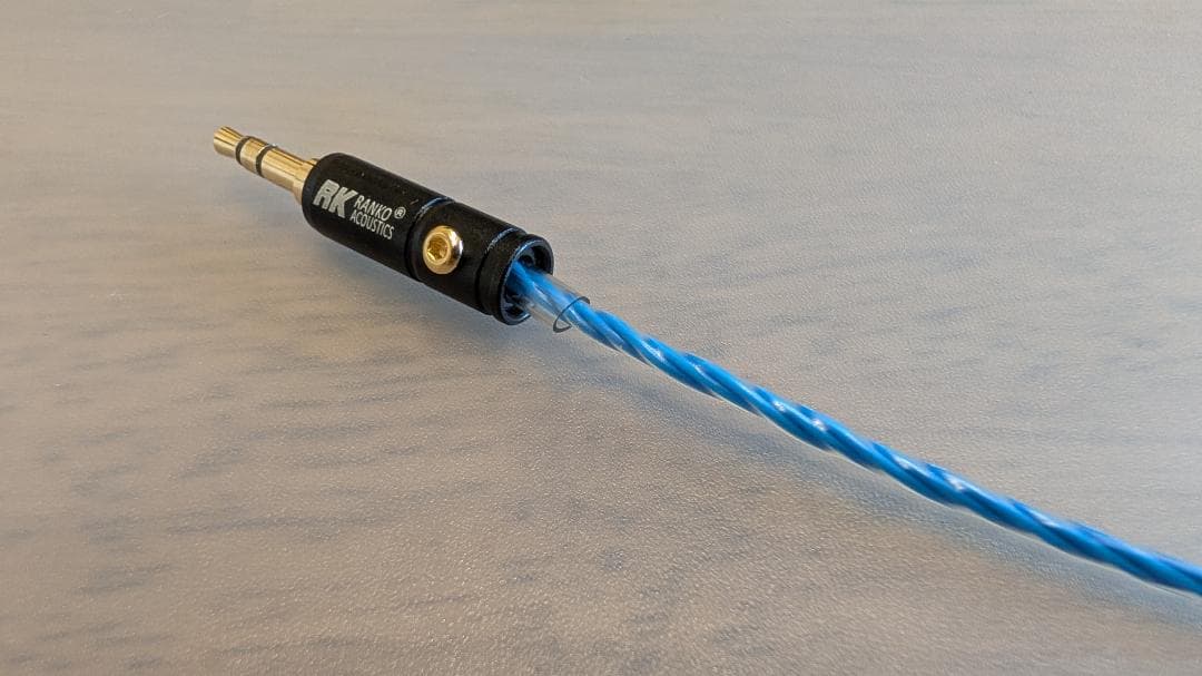 IEMケーブル ST-Zero(3) MMCX/3.5mm3極/青