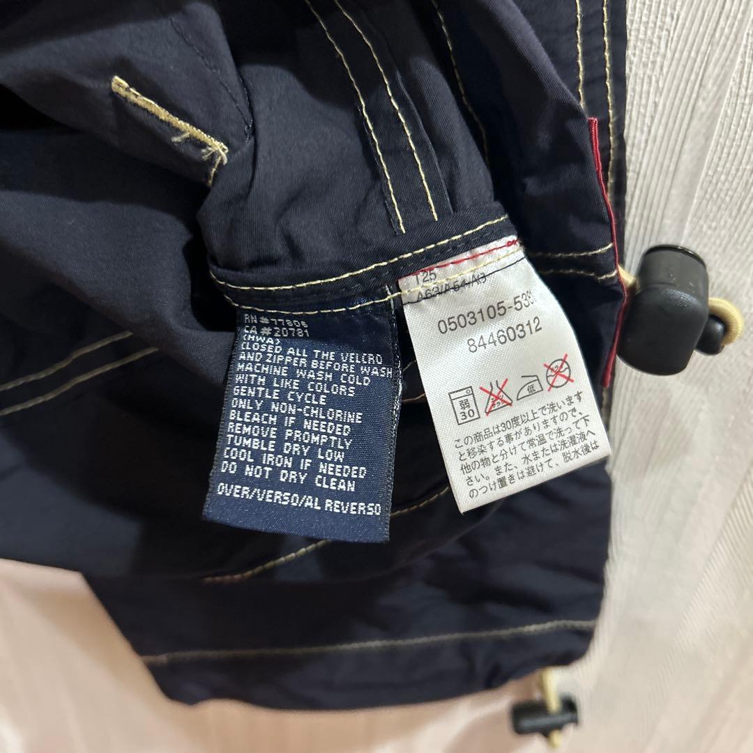  90s ナイロンジャケット ネイビー/レッド