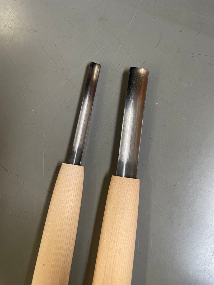 御料理用むきもの刀　十本組　ケース付き　彫刻刀　未使用【汚れあり】