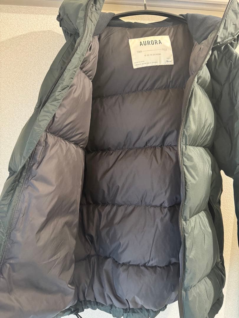 URBAN RESEARCH DOORS×NANGA　ダウン カーキ　サイズ38