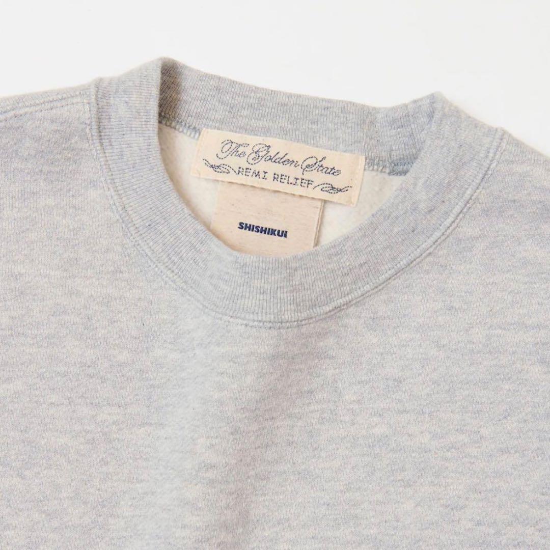 【新品未使用タグ付き】SHISHIKUI brushed crew スウェット