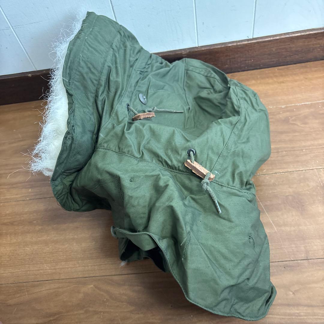 デッドストック　米軍　実物　80s M65 フィッシュテールパーカーフード　⑧