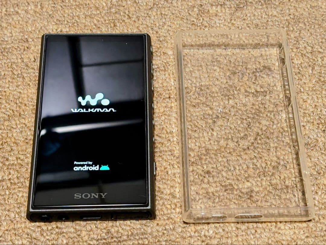 SONY NW-A306 32GB グレー　 ガラスフィルム　ケース付き