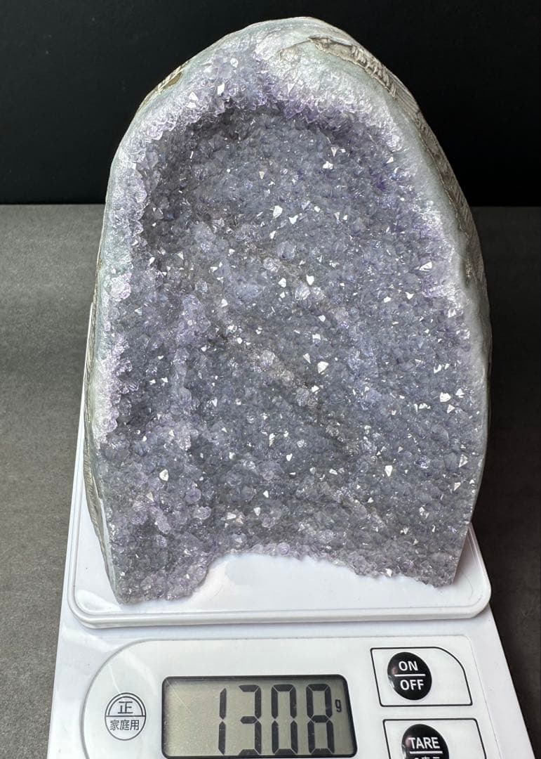 ✨ アメジストドーム アメジストクラスター スタンド 置物 1.3kg 天然石