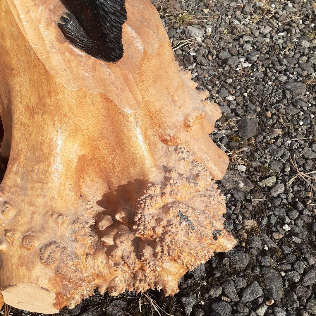 木彫り　熊　一刀彫　北海道　アンティーク　骨董　古道具　インテリア　雑貨