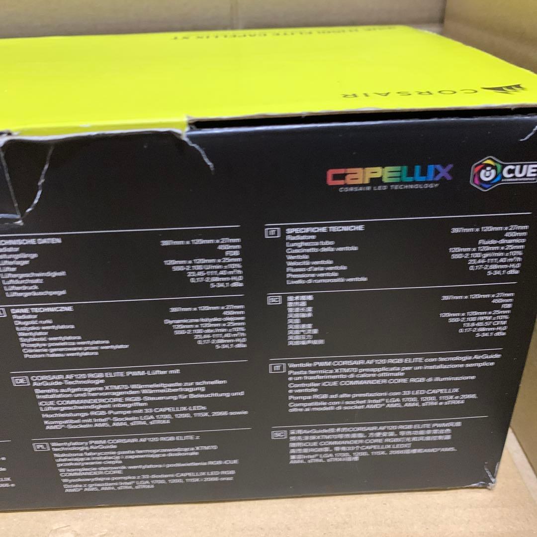 【CORSAIR】iCUE H150i RGB CPUクーラー