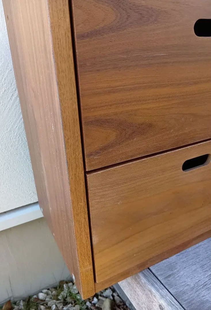 スタッキングシェルフ　木製ラック 無印 ウォールナット