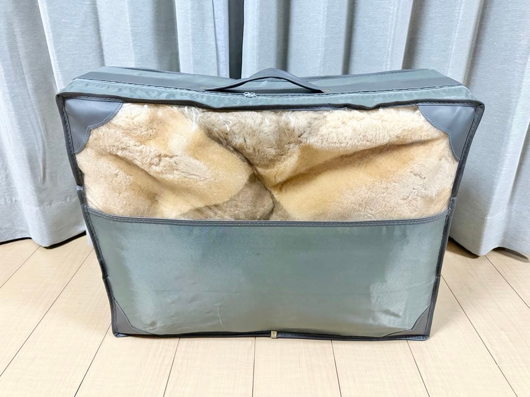 未使用 ニチロ 高級 ムートンシーツ シングル 100×200