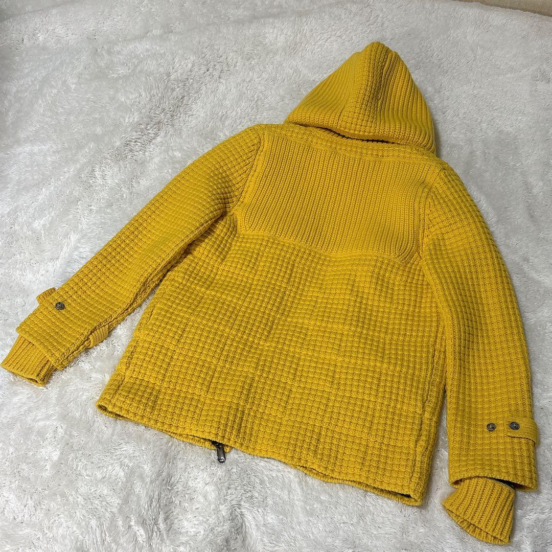 【美品】Bark バーク ニット ダッフルコート イタリア製 定価13万 M