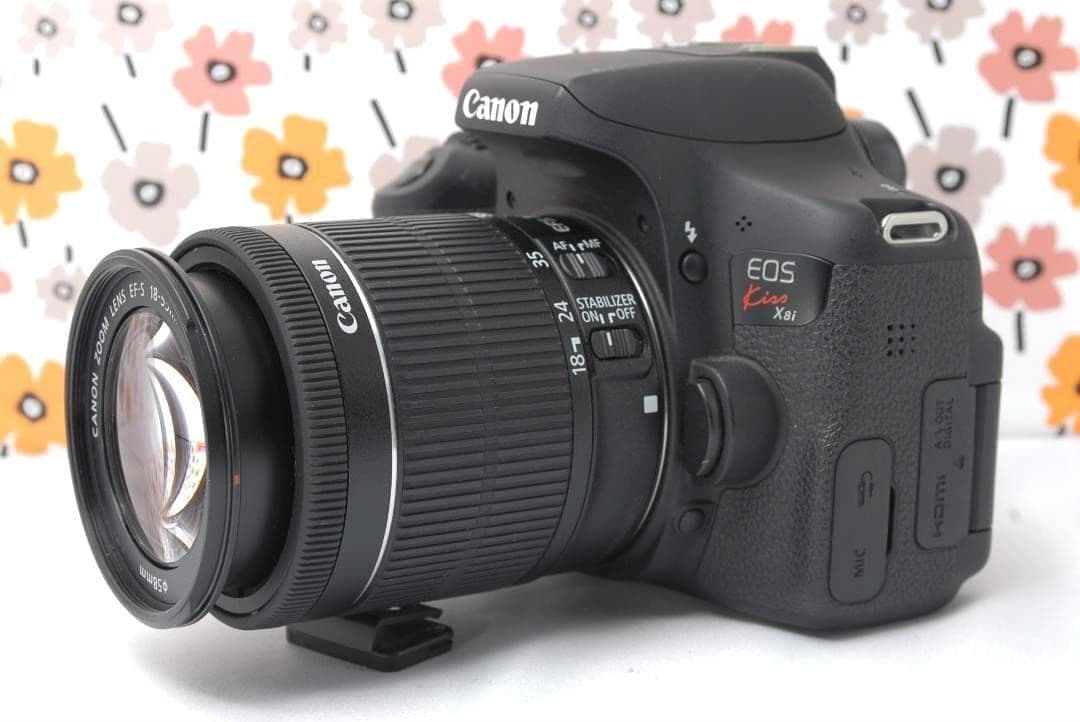❤Canon Kiss X8i❤高性能STMレンズ❤一眼レフ❤Wi-Fi転送❤