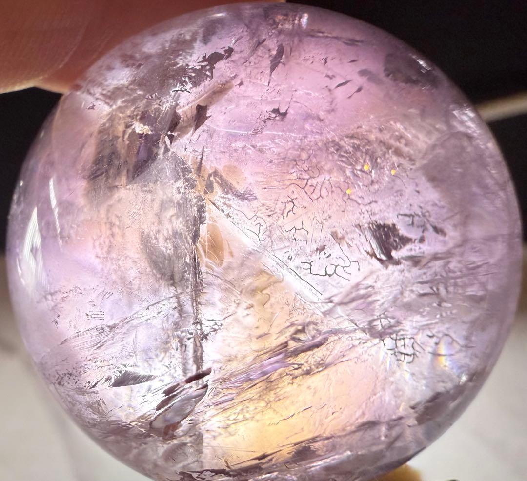 レア♡ 符紋入り トラピッチェ アメトリン スフィア 丸玉 天然石