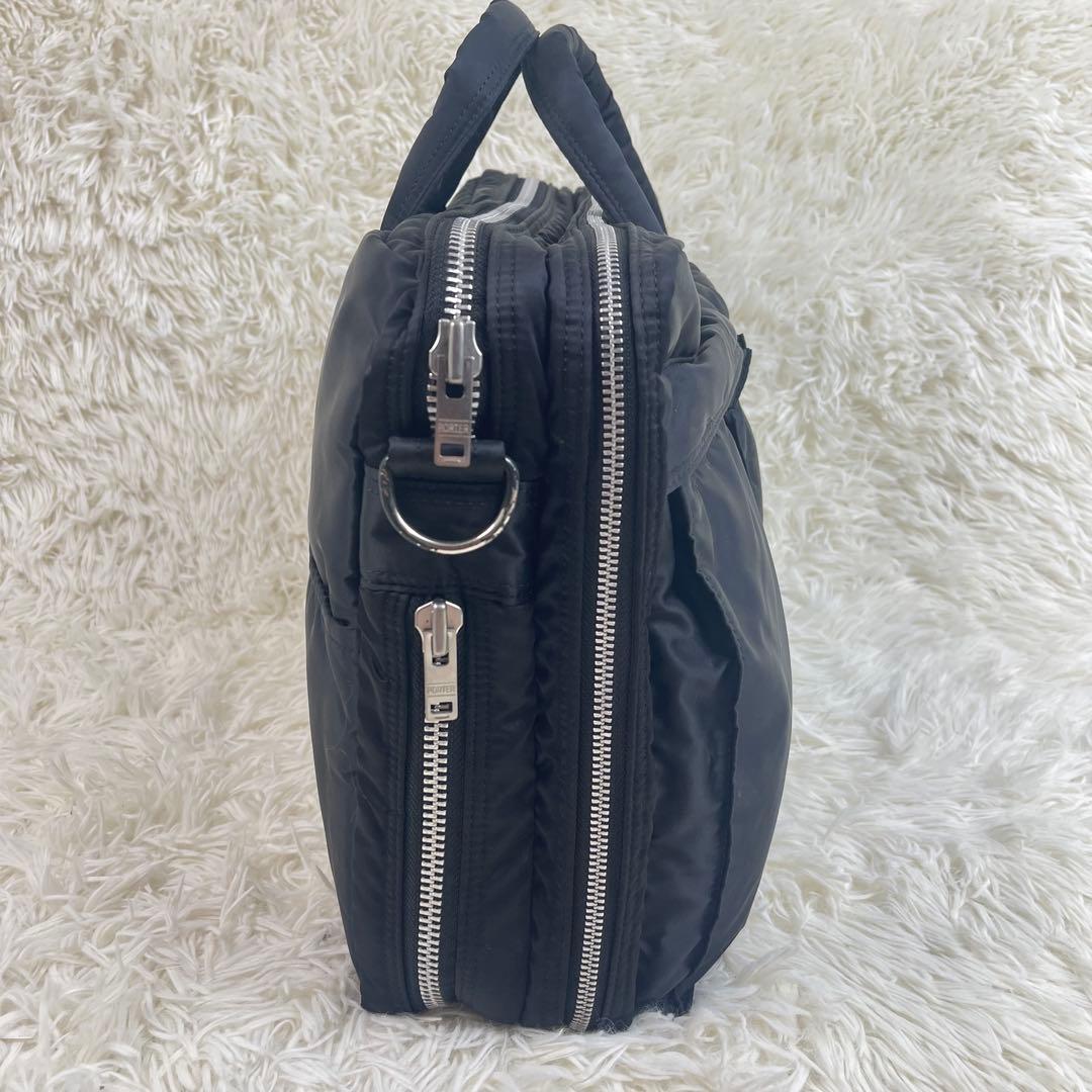 美品 ✨️ポータータンカー 2way ビジネスバッグ ブラック 2層 吉田カバン