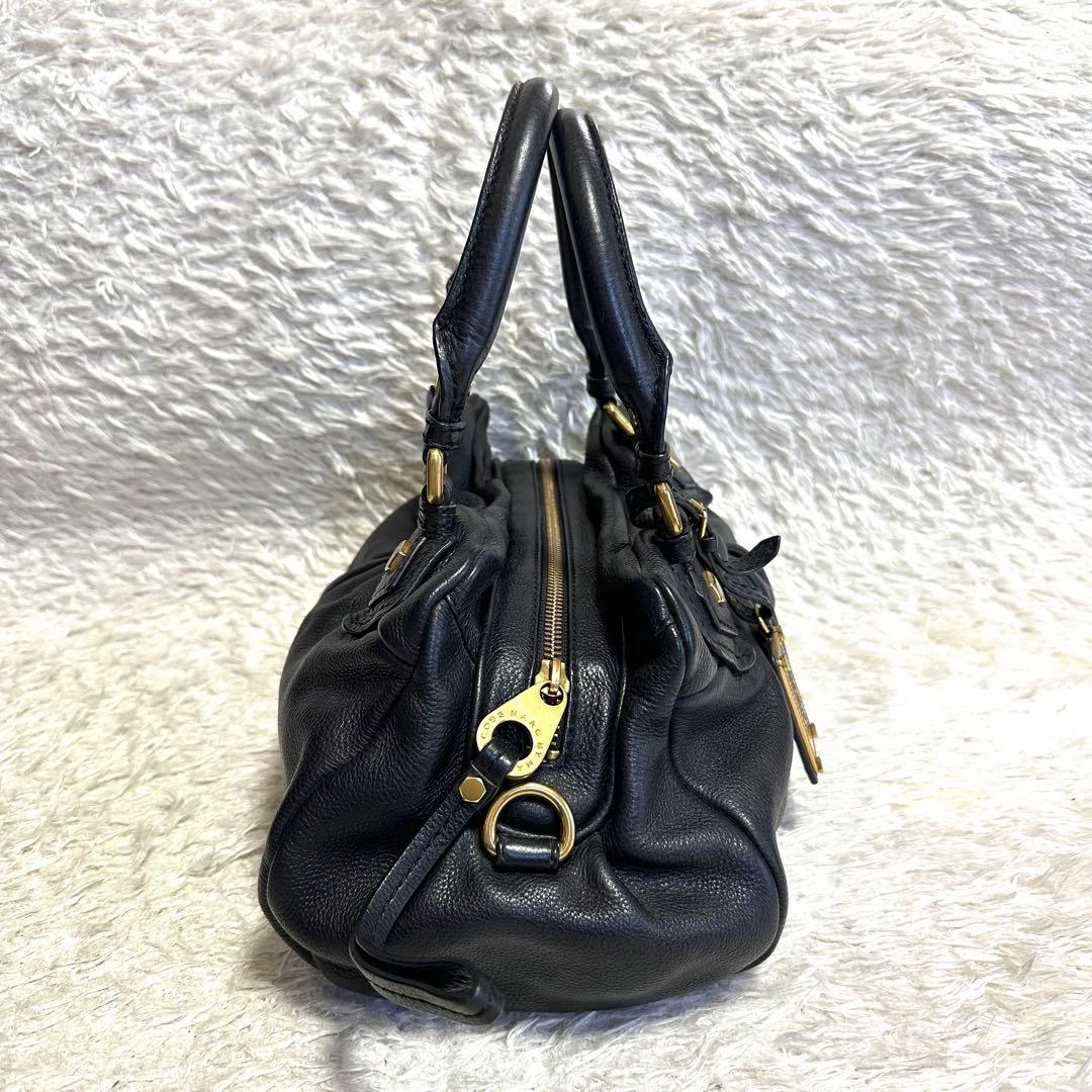 マークバイマークジェイコブス 2way ハンドバッグ レザー ブラック y2k