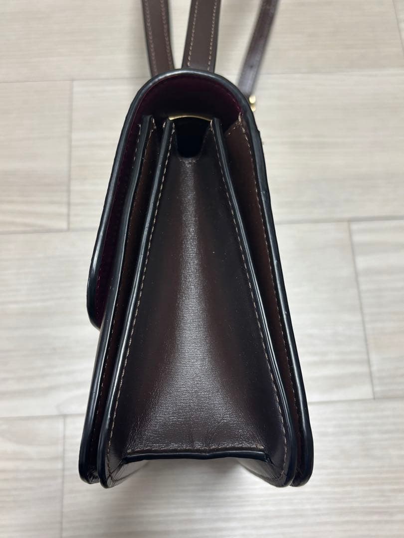 coach アリー　ショルダーバッグ　パイソン　ジャガード　スエード