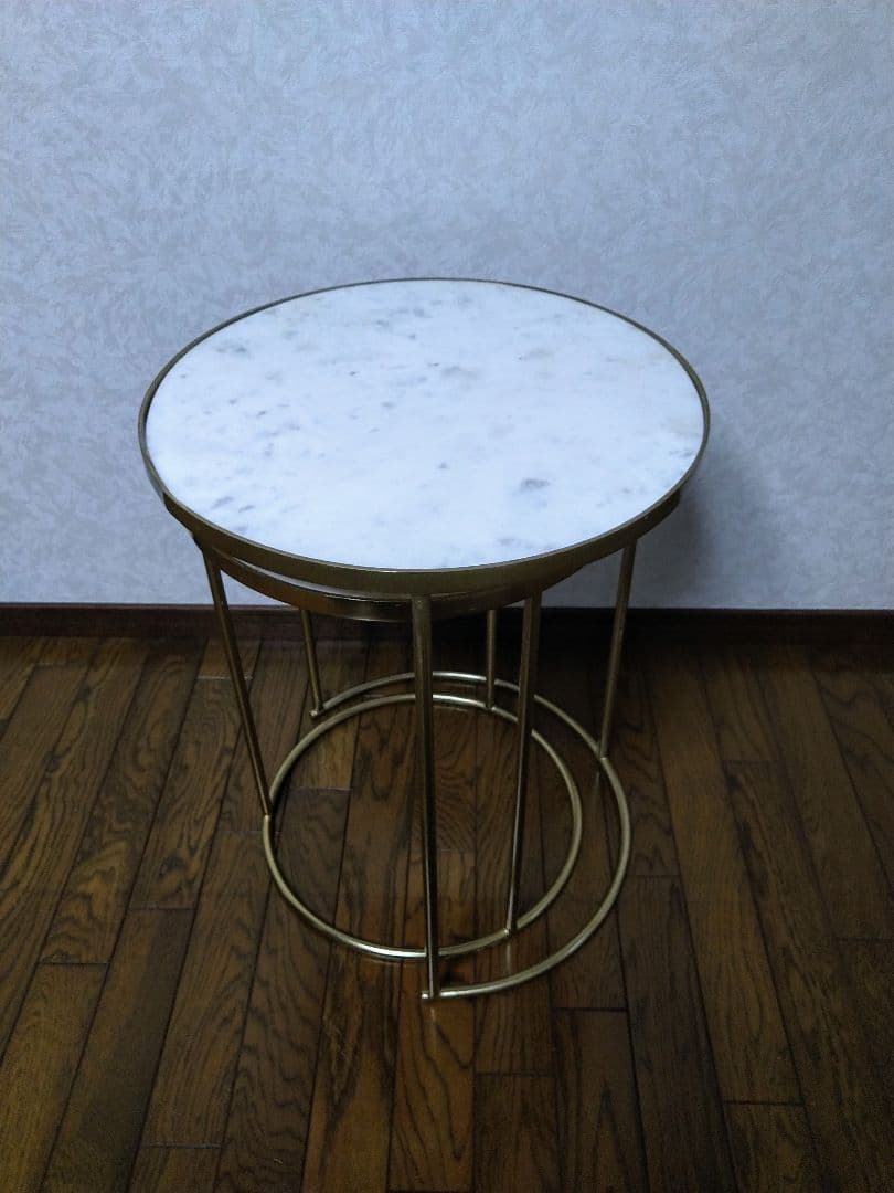 zara ザラホーム・大理石ネストテーブル・丸テーブル・大理石