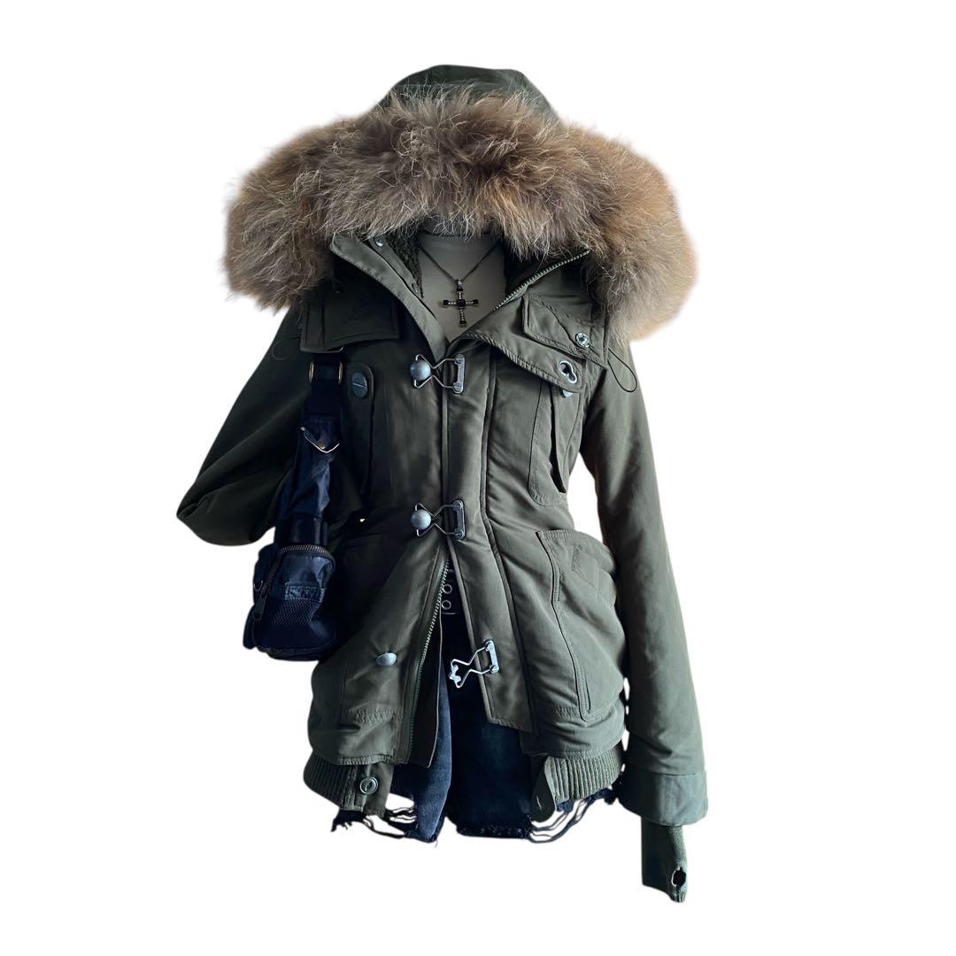 SLY ファー モッズコート 平成 y2k フェアリーグランジ ダークコア