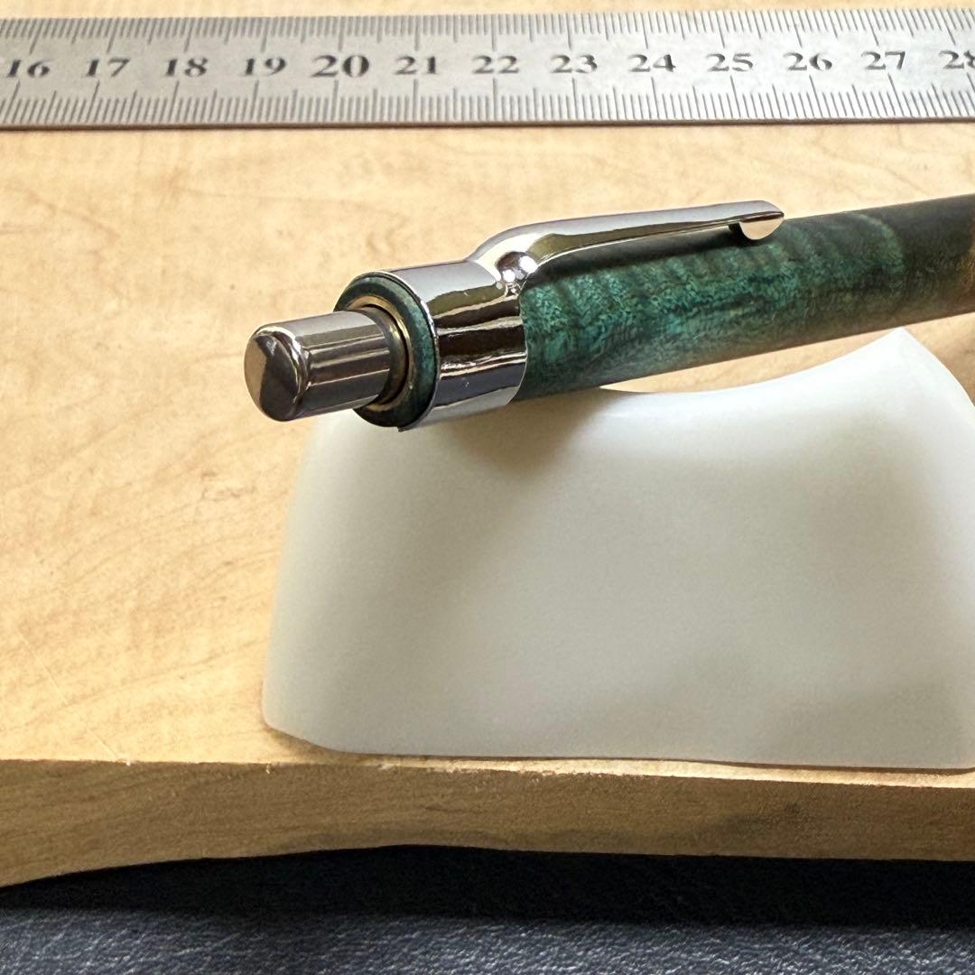 152楓瘤スタビ　木製シャーペン　強低重心　真鍮