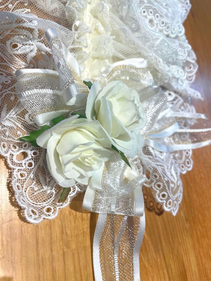 ヘッドドレス　ホワイト レース ベイビーザスターズシャインブライト