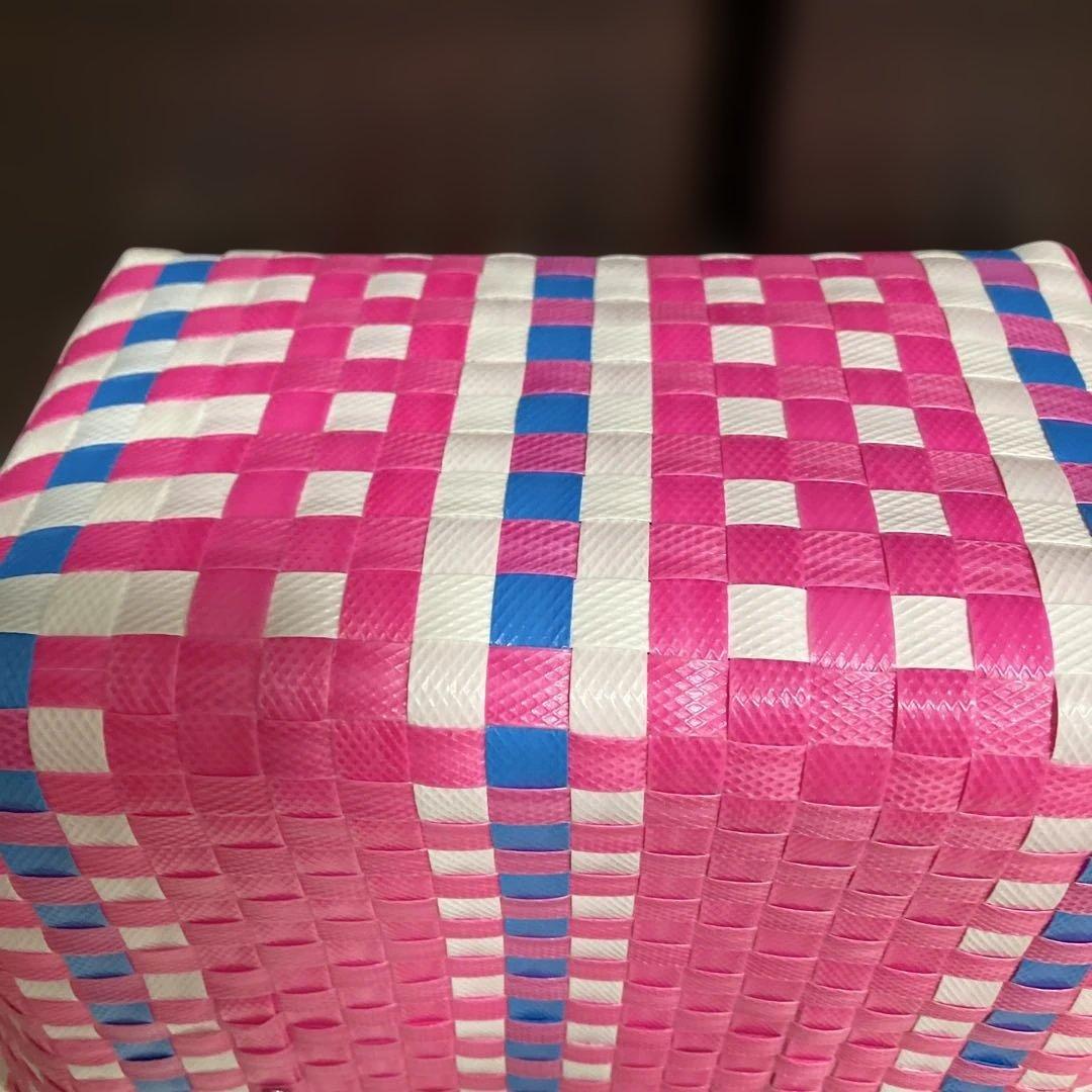 【メルカリ最安値】マルニ marni カフェフラワーバッグ　かごバック　ピンク