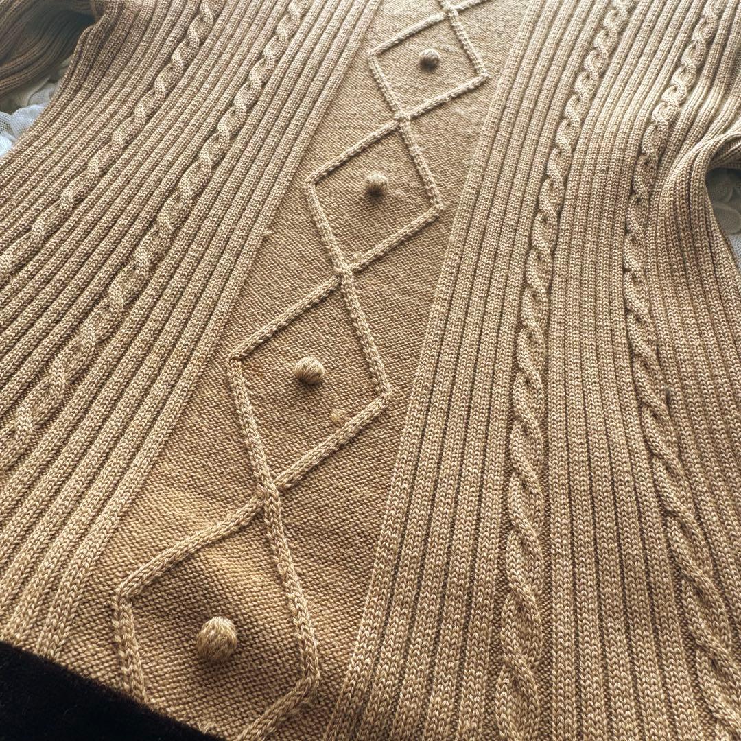 M'S GRACY エムズグレイシー　ワンピース　ベロア　リボン　チェック　切替