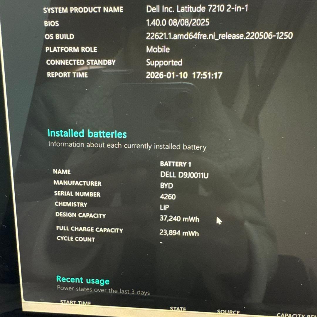 Windowsノート本体 Dell latitude 7210 i7