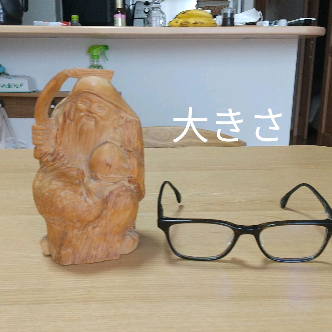 高級木彫りの七福神像