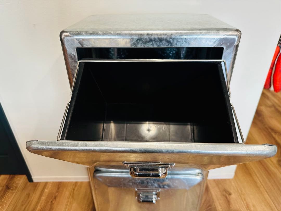 ダルトン トラッシュカン ダブルデッカー ゴミ箱 GALVANIZED