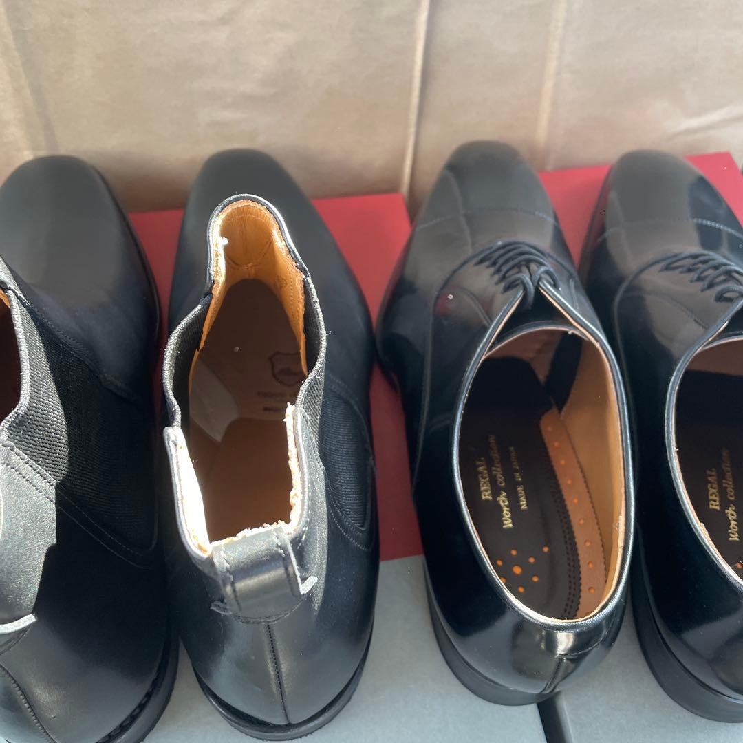 リーガル　19CL 911R ブラック　25.5CM 2足セット