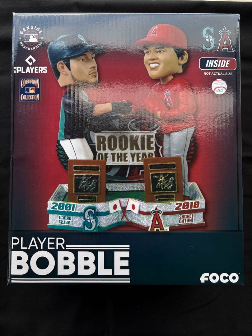 大谷翔平 イチロー　ルーキーオブザイヤー　ボブルヘッド　レア