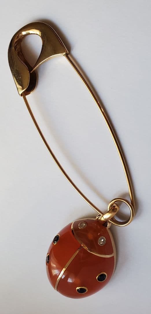 SONIA RYKIEL　ソニアリキエル　パリ　てんとう虫 ブローチ　ジュエリー