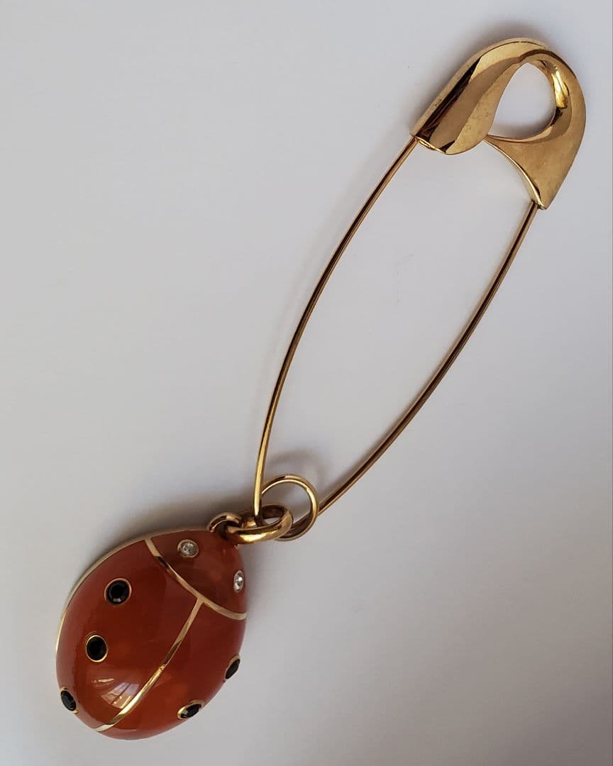 SONIA RYKIEL　ソニアリキエル　パリ　てんとう虫 ブローチ　ジュエリー