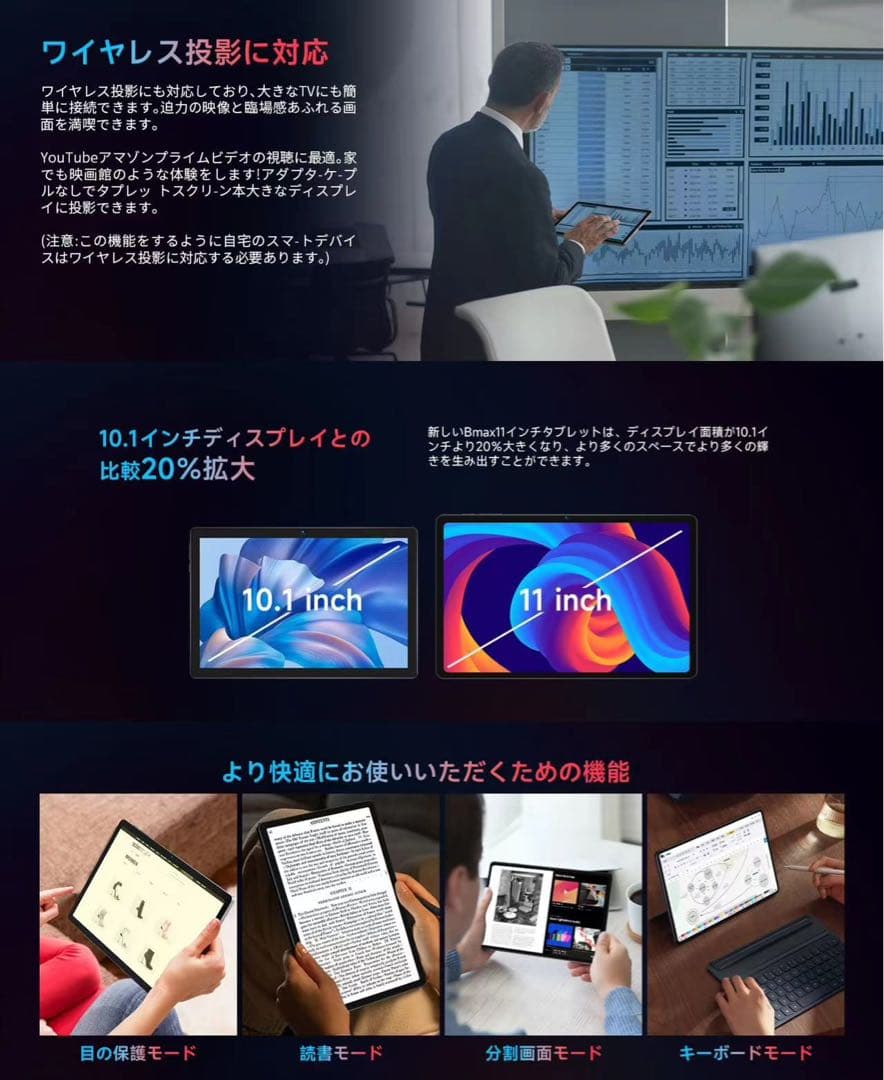 I11 Power BMAX タブレット 本体 Android 14