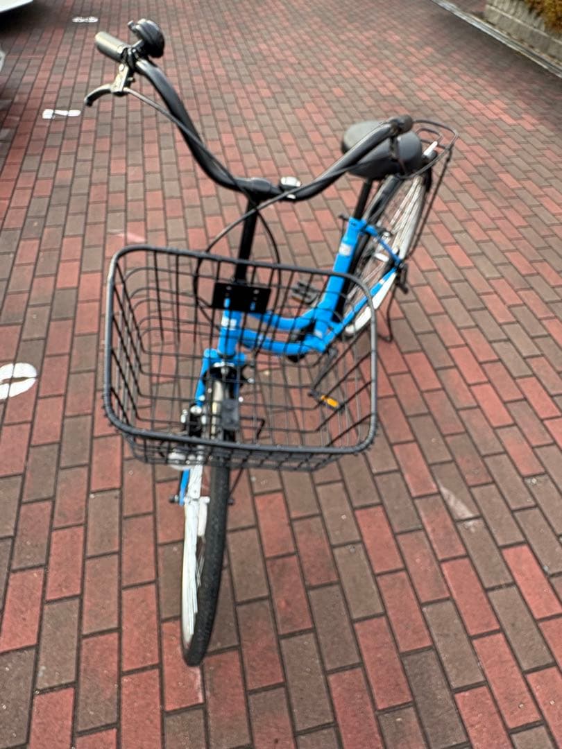 綺麗な水色ママチャリ(26㌅)個人配達致します。お引き取りでも、大丈夫です。