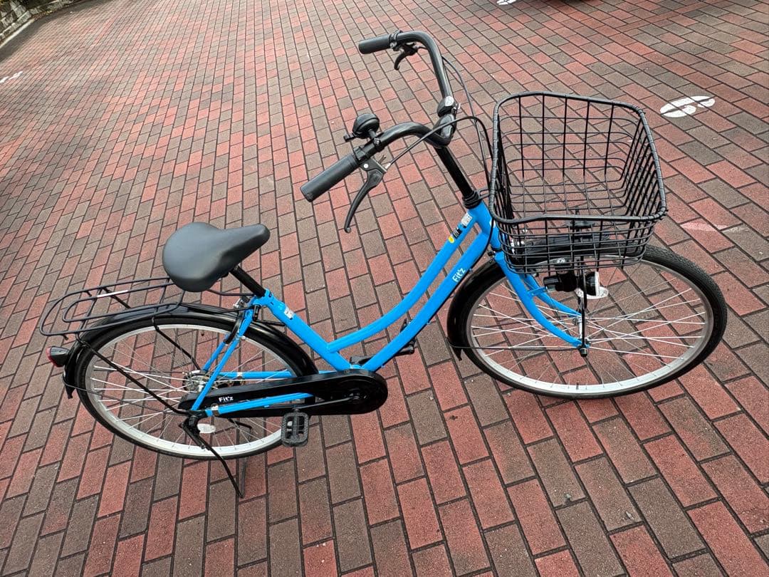 綺麗な水色ママチャリ(26㌅)個人配達致します。お引き取りでも、大丈夫です。