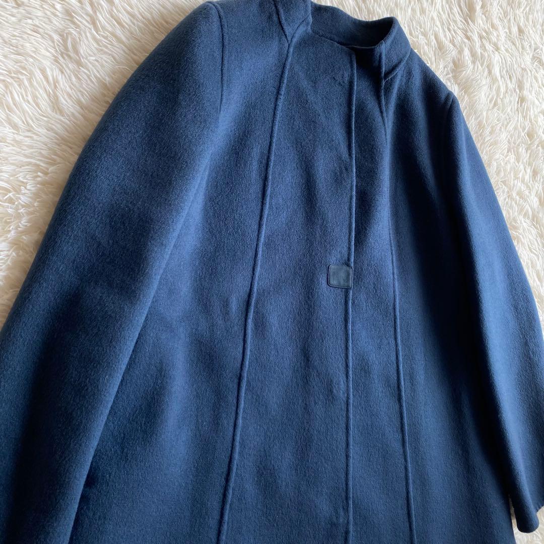 【美品】レリアン カシミヤ　100% スタンドカラー　コート　現行タグ　カシミア