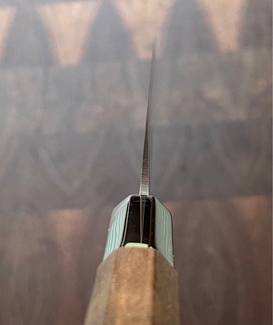 土佐打刃物 黒鳥鍛造工場 240mm 両刃 柳刃 刺身　包丁 銀三鋼 鏡面仕上