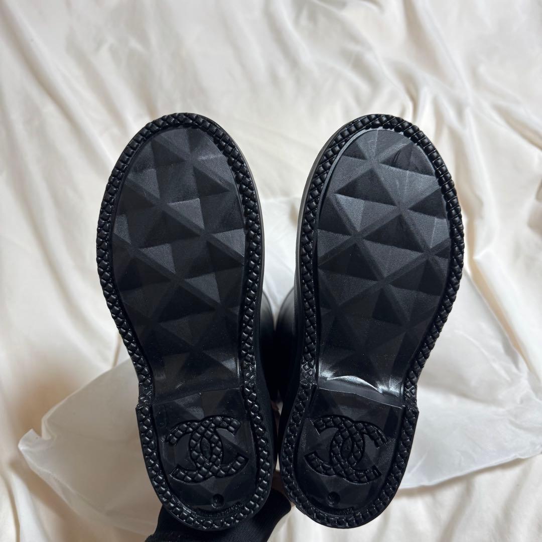 CHANEL ブラック 長靴