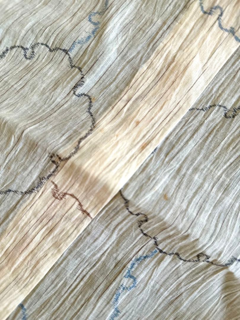 小千谷縮　着物　浴衣